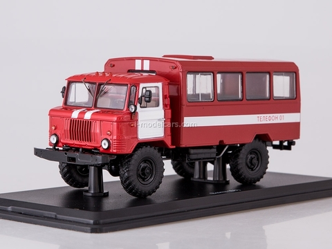 GAZ-66 fire engine staff 1:43 Start Scale Models (SSM)