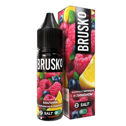 Жидкость BRUSKO Salt (Chubby) 2% 35 ml - Малина с черникой и лимоном