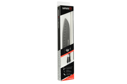 Нож кухонный Сантоку 180мм Samura Mo-V Stonewash SM-0094B/K*