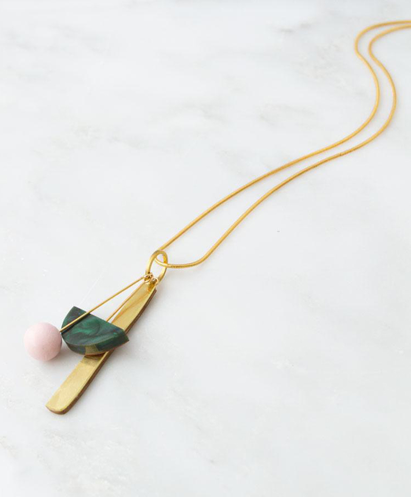 Abstract-I-Necklace-in-Green-Marb