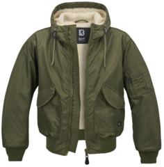 Brandit CWU JACKET HOODED olive