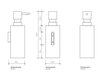 Decor Walther Mikado 0521100 Дозатор жидкого мыла подвесной, цвет: хром