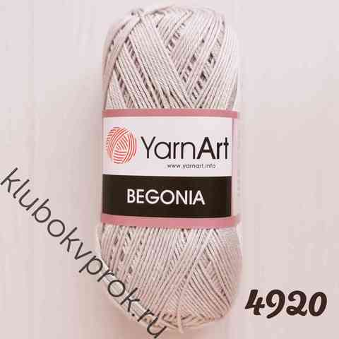 YARNART BEGONIA 4920, Серый бежевый