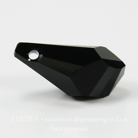6015 Подвеска Сваровски Polygon Drop Jet (21 мм) ()