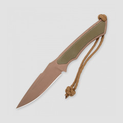 Фото Нож с фиксированным клинком Spartan Blades Phrike, сталь CPM-S35VN, рукоять зеленый G10, чехол черный