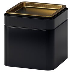 Банка для чая или кофе IKEA BLOMNING (БЛОМНИНГ), Черный, 10x10x10 см