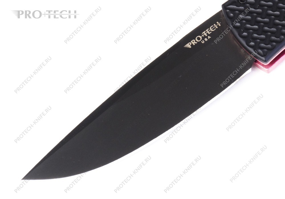 Нож Pro-Tech BR-1 Whiskers Prototype Red - фотография 