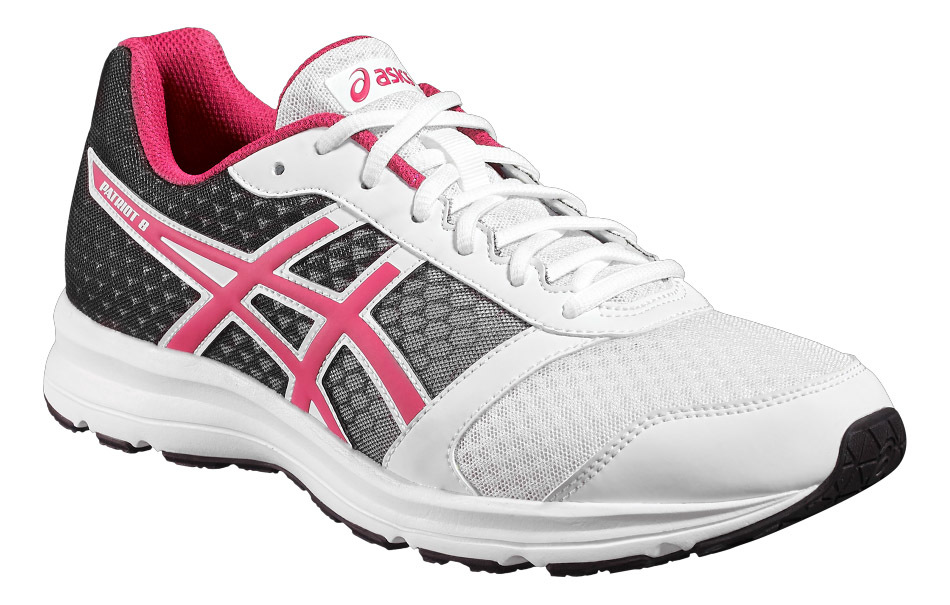 ASICS PATRIOT 8 женские кроссовки для бега черно-белые