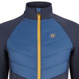 Элитная Тёплая Лыжная Куртка Noname Hybrid Jacket 24 Ux Navy/Med Blue мужская
