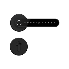Врезной электронный дверной замок Home Fast BLACK Novilock v.4211