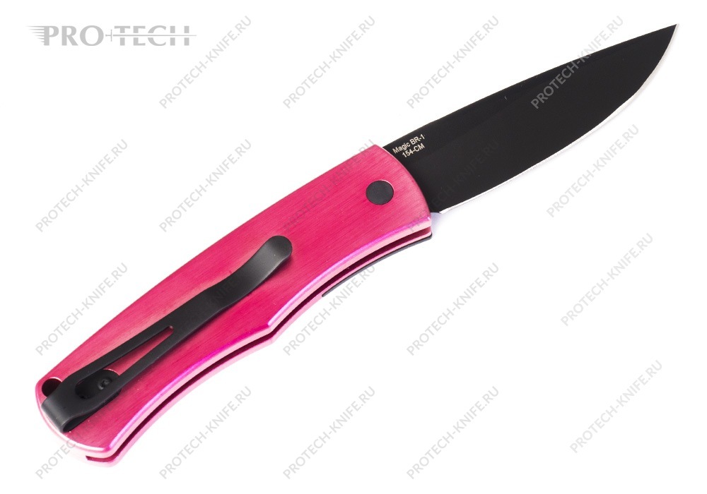 Нож Pro-Tech BR-1 Whiskers Prototype Red - фотография 