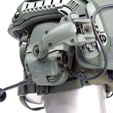 FMA FCS AMP Активные тактические стрелковые наушники от Falco Communications System - обновлённая RUS русифицированная версия (озвучка/голос/инструкция)