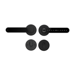 Врезной электронный дверной замок Home Fast BLACK Novilock v.4211