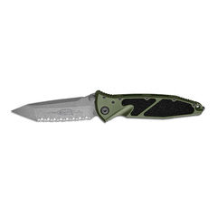 Фото Складной нож Microtech Socom Elite T/E, сталь M390, рукоять алюминий/кратон, зеленый