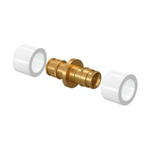 Муфта для PE-X  Uponor Q&E 14х14 латунь