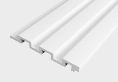 Панель полистирол 3D Solid 4 UHD 01/130L Белая 130х2800 мм