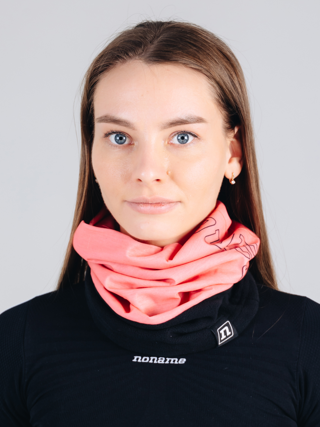 Гибридный флисовый бафф Noname Fleece Neckwarmer salmon rose - 2