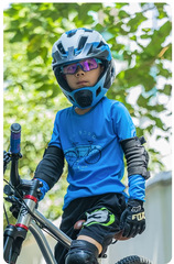 Спортивные очки детские Rockbros 14110009 Kids Photochromic blue-clear - 2