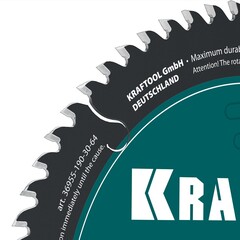 KRAFTOOL Slim wood cut 190 х 30 x 1.6 мм, 64Т, диск пильный по дереву (36955-190-30-64)