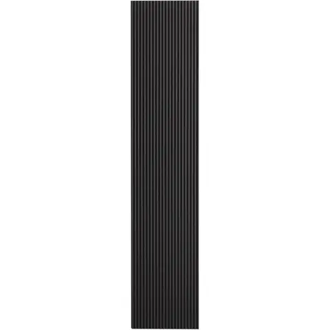 BelBagno UNO-1600-1A-SC-GSO Шкаф подвесной с фрезерованной ручкой с торца фасада, одной распашн. дверц. довод., дв. полки, ун.,330x300x1600,Темно-Серый Мат.