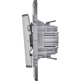 Выключатель одноклавишный - Legrand Inspiria - 10АХ 250В безвинтовые зажимы - алюминий — фото 5