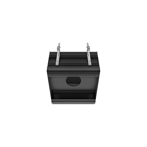 Gessi Binario 61121#299 Профиль линейный 250 мм., для 1 модуля, установка Easy-Fix, цвет Black XL