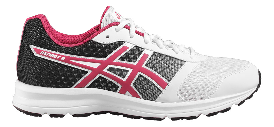 ASICS PATRIOT 8 женские кроссовки для бега черно-белые - 5