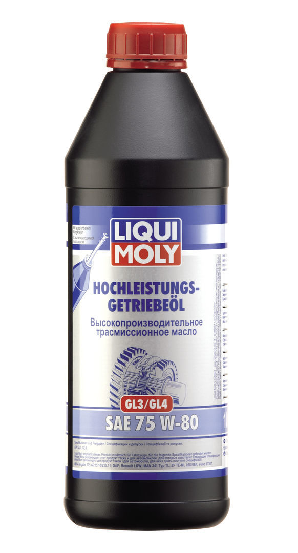 Масло трансмиссионное Liqui Moly GL3/GL4 75W80, синтетическое, 1л