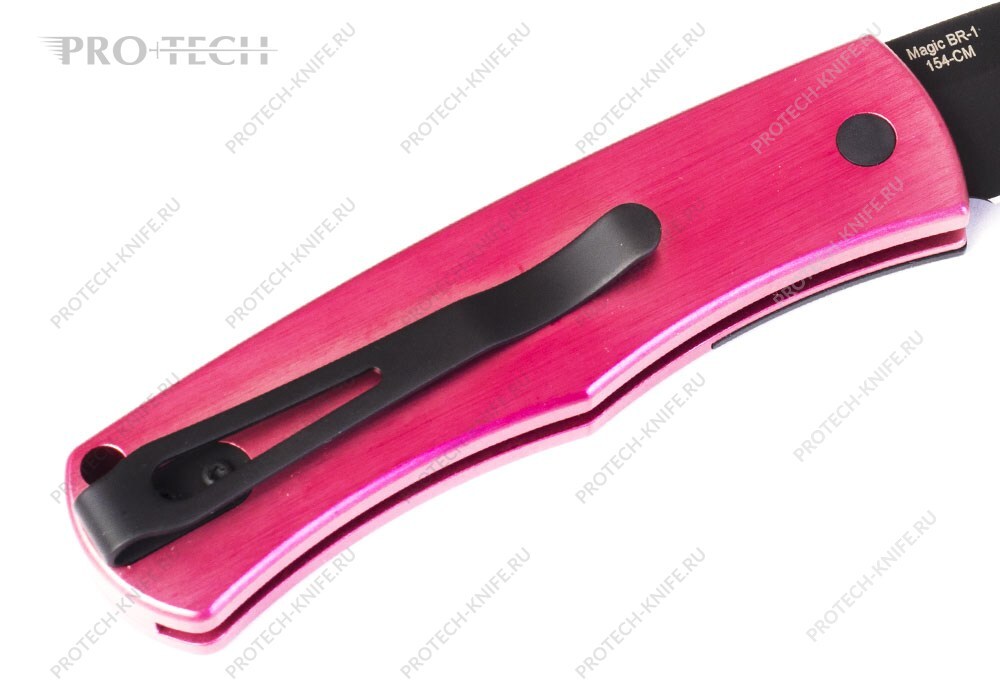 Нож Pro-Tech BR-1 Whiskers Prototype Red - фотография 
