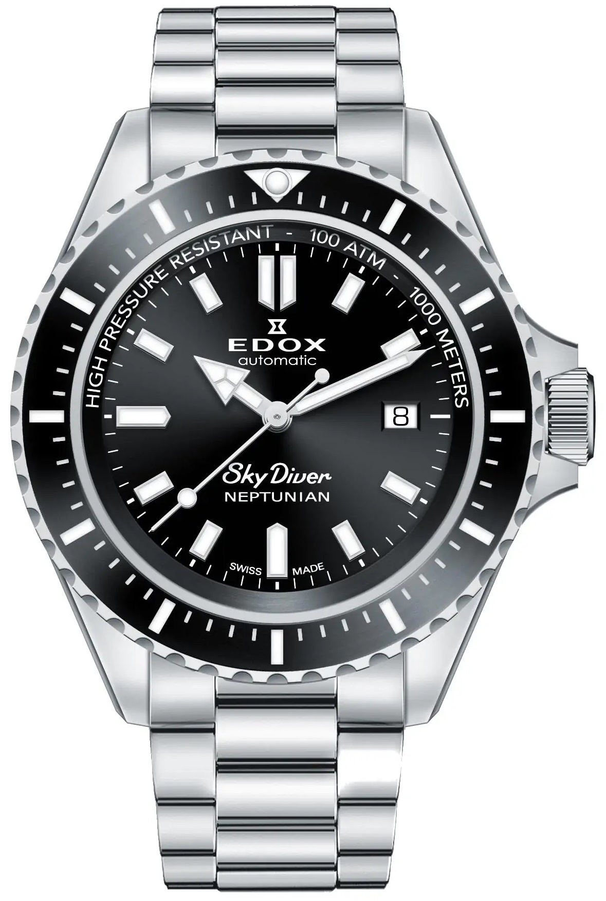 Часы мужские EDOX 80120 3NM NIN Neptunian