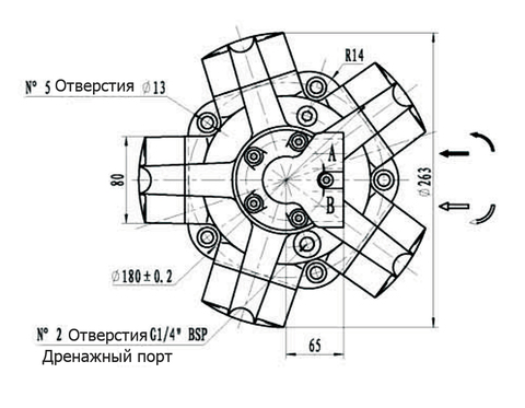Гидромотор IPM2-300