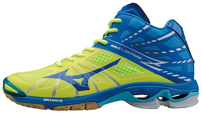 Mizuno Wave Lightning Z mid кроссовки волейбольные мужские (yellow) - 2