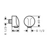 Hansgrohe Fixfit 27458000 Шланговое подсоединение