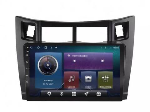 Магнитола Toyota Vitz (2005-2010) Android 11 4/64GB QLED DSP 4G модель TO-245TS18
