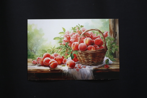 Корзина персиков