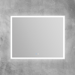 BelBagno SPC-GRT-1000-800-LED-TCH-SND Зеркало со встроенной подсветкой и голосовым управлением, цвет: белый фото