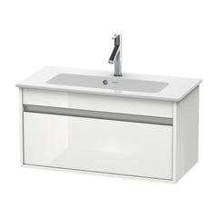 Duravit Ketho KT642302222 База под раковину 410x800x385, 1 выдв.ящик, цвет белый глянцевый фото