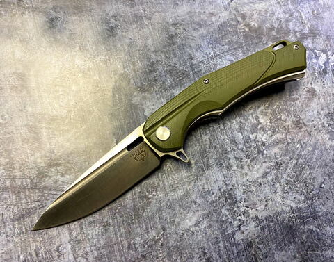 Складной нож A-01 Green, сталь D2, G-10, ТДК Кизляр