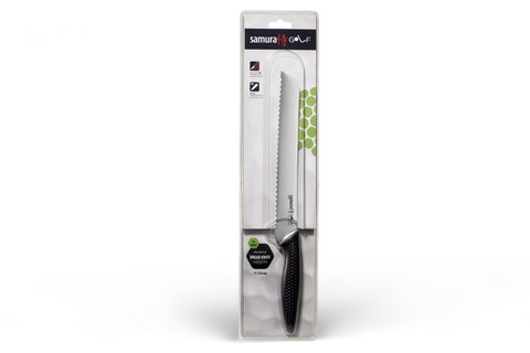 Нож кухонный стальной для хлеба 230мм Samura Golf SG-0055