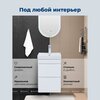 Aquanet 348173 Тумба с раковиной Слим 40 2 ящ. цв.белый сатин (348173)