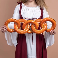 Шар К Мини-фигура, Бублики-Баранки, 11''/28 см, 5 шт.