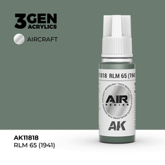 Акриловая краска AK Interactive RLM 65 (1941) 3GEN AIR, 18мл