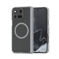 Усиленный чехол с рамками серого цвета и с MagSafe для Google Pixel 11 Pro Fold, серия Expn Series Magnetic от Dux Ducis