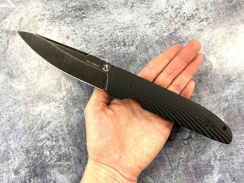 Складной нож Ребус, сталь 9Cr18MoV, G10