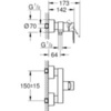 GROHE Lineare 33865DC1 Смеситель для душа