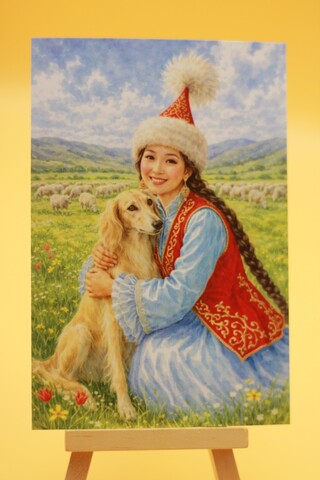 Девушка и тазы