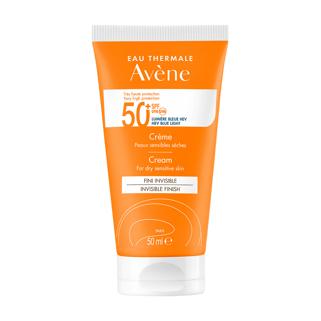 Солнцезащитный крем для сухой кожи AVENE Sun Cream SPF 50+ 50мл
