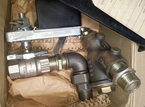 Клапан шаровой для FK2 / FK4 (P200H2/P750/P675) / VALVE MOTOR BALL 1"BSP C/W 24V ACTUATOR АРТ: 596-897