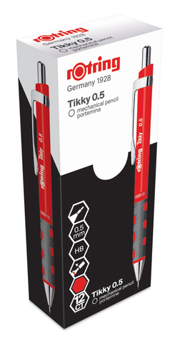 Карандаш механический Rotring Tikky 0.5 mm красный (1904699)