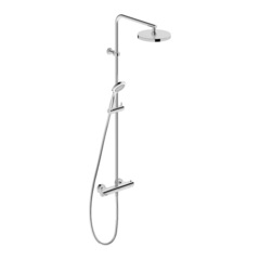 Duravit B.2 B24280008010 Душевая колонна с термостатическим смесителем, верхним душем, штангой и лейкой, цвет: хром фото